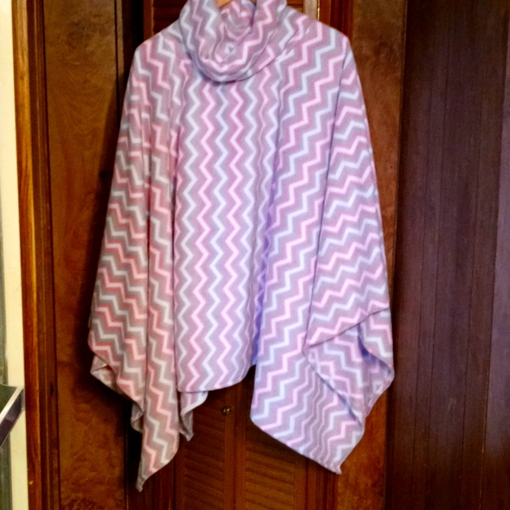 Cowl neck Poncho